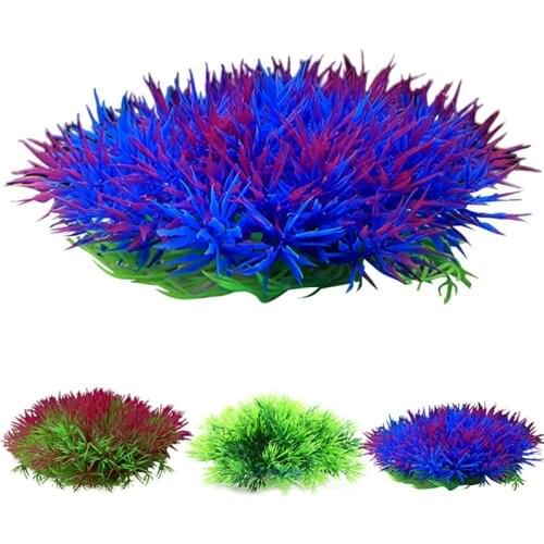 1PCS Aquatic Plant Decoration Fake Plastic Fish Tank Plant Artificial Aquarium Plant Simulation Water Plant Pet Fish Accessories