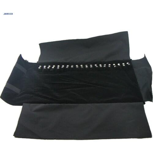 JAVRICK Jewelry Nylon Roll Organizer Bag Necklace Bracelet Carrying Case Display Holder