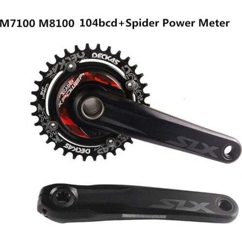 M7100 M8100 170mm 175mm Crankarms Deckas 104bcd XCADEY XPOWER 104bcd Spider Power Meter For M7100 M8100 M9100 MT900