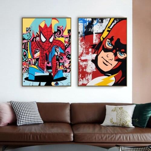 5D DIY Diamond Painting Marvel Anime Spider Man Cross Stitch Kit Full Square Embroidery Mosaic Picture of Rhinestones Wall Decor