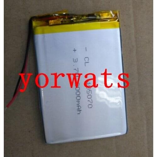 New Hot A Rechargeable Li-ion Cell 3.7V lithium polymer battery 405070 045070 2000mah direct sale