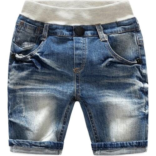 2020 new boys girls Five jeans short summer Fashion cotton Washed white pants baby toddler Childrens clothing kids clothes