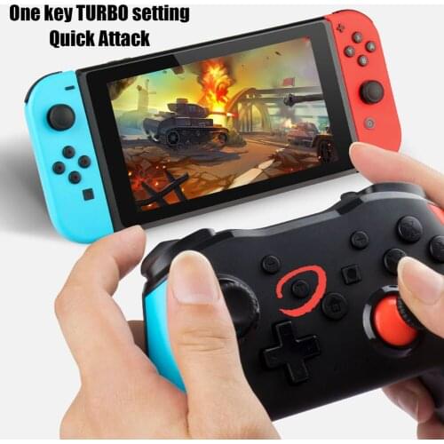 Updated NS009 Wireless Game Controller for Nintendo Switch Android TV Wired Gamepad for PS3 PC Turbo Function