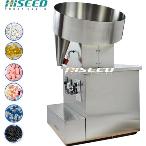 Single vibrator plate tablet soft capsule counter counting machine