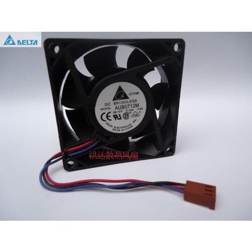 Wholesale for delta AUB0712M 7025 7cm 70mm DC 12V 0.12A silent fan CPU fan speed