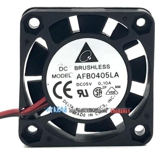 Genuine original 4CM fan AFB0405LA 4010 5V 0.10A double ball cooling fan