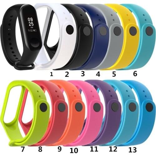 Silicone Strap For Xiaomi Mi Band 3 Smart Band Accessories For Xiaomi Miband 3 Smart Wristband Strap Spot for Mi Band 3 Strap