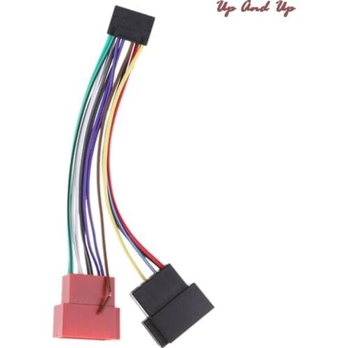 16Pin Car Stereo Radio Harness ISO Radio to ISO Radio Play Plug Auto Adapter Wiring Harness Connector