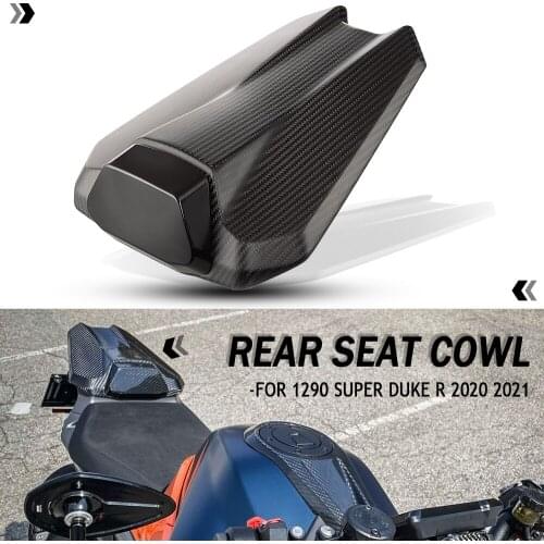 2020 2021 New Motorbike Accessories Rear Seat Cover Tail Section Fairing Cowl For 1290 Super Duke R Carbon fiber and Black