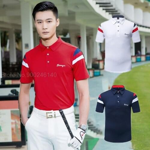 2020 Golf Men Ultra-Thin Tops Short Sleeve T-Shirt Summer Quick Dry Sportswear Jersey Breathable Cool T-Shirt Plus Size M-XXXL