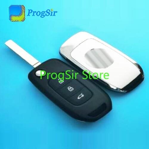 3 Button Flip Remote Control Key Shell House Carcasa With VA6 blade For Renault Megane 4 Captur Kadjar Symbol