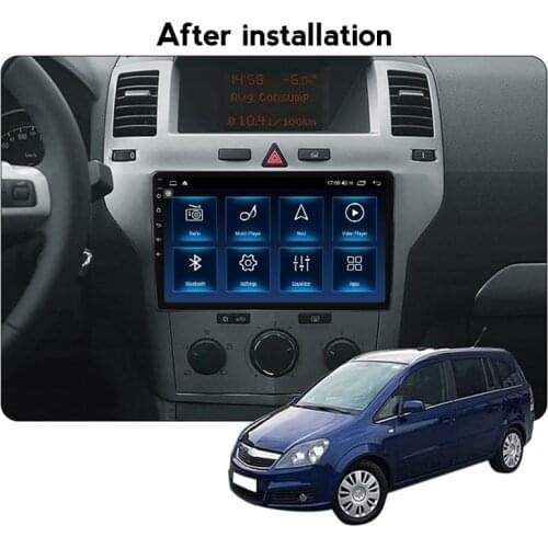 GPS 2din Android 10 DSP For Opel Zafira B 2005 - 2014 For Opel Astra H 2004 - 2014 Car Radio Multimedia Video Player 5GHZ Wifi