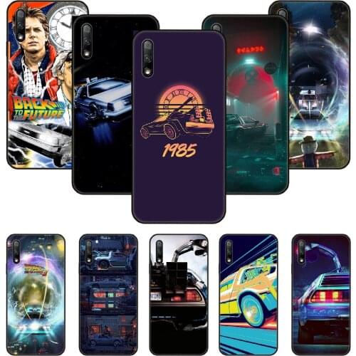 Phone Case For Huawei Honor 9X 10 9 20 8X 8A 8S 7X 7A i A Pro Play Lite Black Cover Coque Silicone Hoesjes Back To The Future