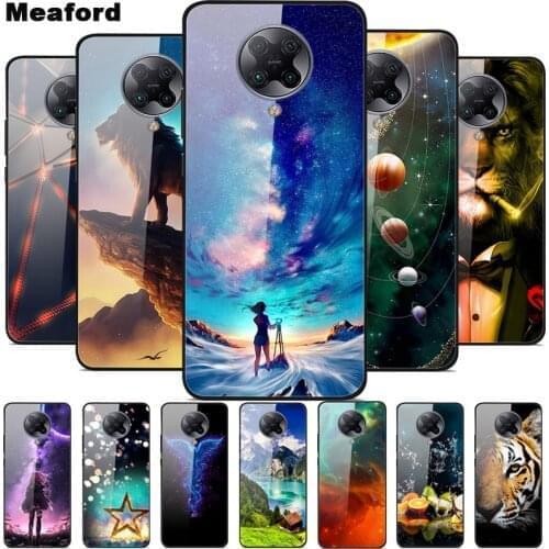 For Xiaomi mi 10T Lite 5G Case Tempered Glass Hard Back Cover For Xiaomi mi10T Lite 10 T Lite Phone Case mi 10T Lite TPU Bumper