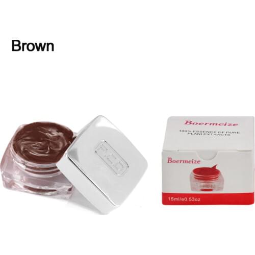 Inks Tattoo Permanent Makeup Pigment Brown Color Natural Material Non-toxic Eyebrow Eyeliner Makeup Beauty for Tattoo Machine