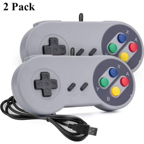 USB Game Controller Joystick SNES Gamepad For Raspberry PI Retropi Windows PC TV Box Game Player Gaming Control 2pcs Gamepads