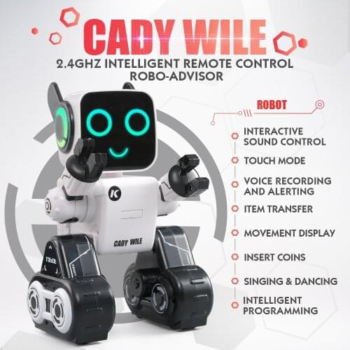 Intelligent RC Money Saving Robot Interactive Sound Control Touch Sensor Voice Recording Sing And Dance Programming RC Kids' Toy