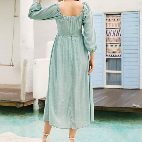IOOTIANY Solid Summer Dresses