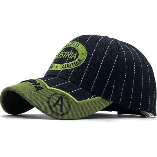 Gorras Brand Austria Embroidery Letter Fashion Women Horsetail Caps Men Outdoor Sport Fishing And Golf Sun Shade Baseball Cap