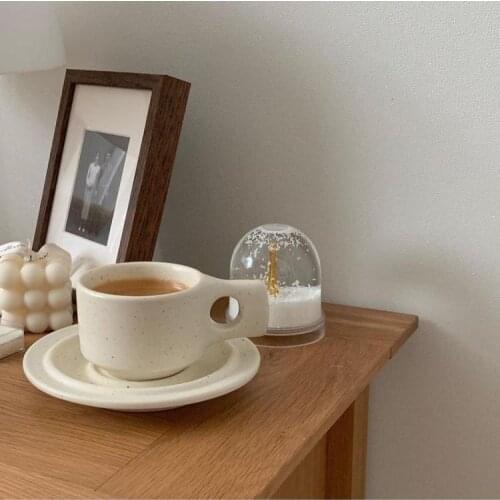 Breakfast Ceramic Coffee Mug Outdoor Milk Travel Coffee Mug Cute Small Ceramic Turkish Canecas De Porcelana Coffee Cup Travel