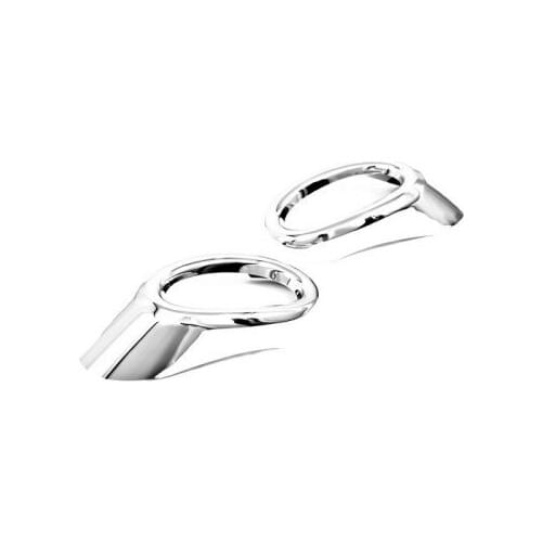 ABS Chrome Front fog lamp cover / fog light cover for Honda USDM Civic Si 09-11 Free shipping,2pcs(L&R), CAR accessories