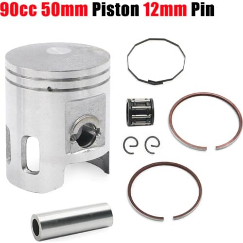 Motorcycle Engine 90cc 50mm Piston Ring 12mm Piston Pin Bearing For Jog Minarelli Yamaha 2-Stroke Big Bore 50mm Motors
