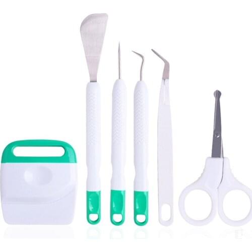 DIY Cardstock Crafting Basic Tools Kit Craft Vinyl Weeding Tools Set Silhouette Embossed Wording Tool For Cricut Maker Silhouett