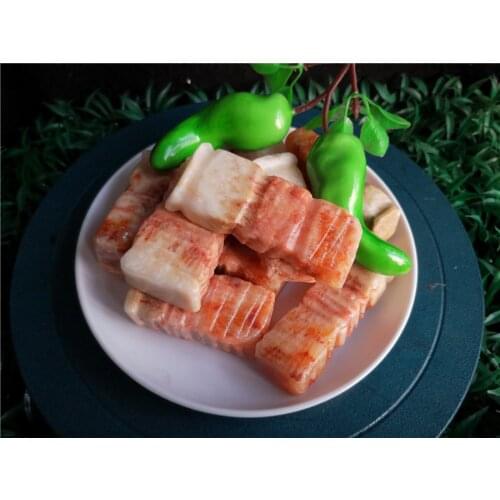 Natural Quartz Stone Meat Stones Pork Belly Bacon Stone Collection Gift