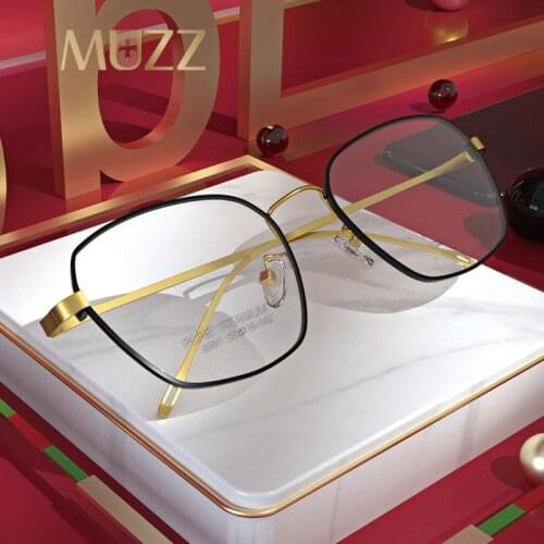 Pure Titanium Glasses Frame Men 2020 New Prescription Square Full Frame Eyeglasses Frames Women Myopia Optical Business Eyewear