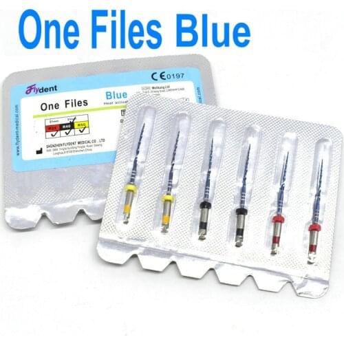 Dental Instrument reciprocation Rotary one Files blue Endo engine Files Root Canal for Dentistry tool material