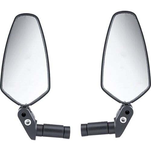 CXWXC Bicycle Handlebar End Mirrors 360 Rotatable Bike Rearview Mirror Durable Cycling Equipment