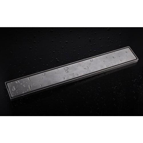 High quality bathroom 1000*68mm Rectangle Linear stainless steel Shower floor Drain Large flow drainer with Tile Insert Grate