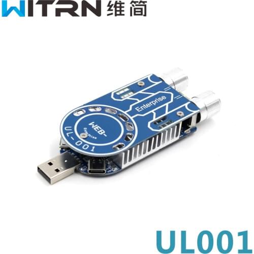 WITRN UL001 adjustable constant current electronic load mobile power USB aging discharge tester line gauge