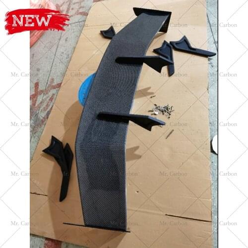FOR HIACE 200 2005-2017 CARBON FIBER REAR GT SPOILER TRIM BODY KIT TUNING PART FOR HIACE CARBON ROOF WING LIP RACING