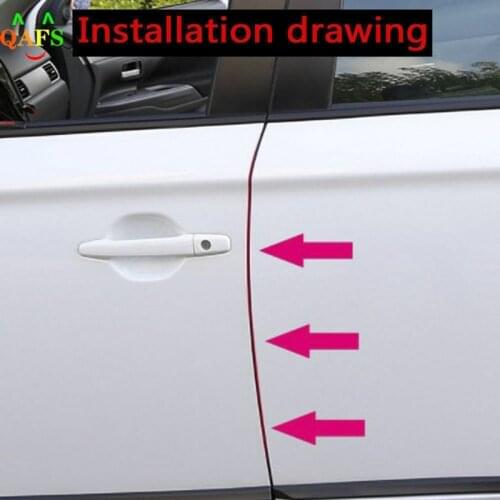 1pc 2cm*3m Universal Clear Car Door Anti-Collision Strip Bumper Hood Edge Guard Paints Protection Film Sticker High Quality