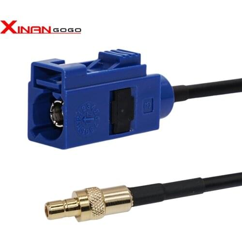 Xinangogo 1PCS RF Connector FAKRA C Female to SMB Male RG174 Extend Cable