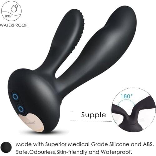 100% Waterproof Dildo Vibrator For Women Wireless Remote Control Female G Spot Anal Prostate Massager Adult Sex Toys