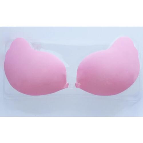 1000 pcs / lot Women Self Adhesive Strapless Bandage Blackless Solid Bra Stick Gel Silicone Push Up Bra