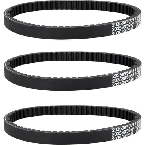 3 Pcs Drive Belt Manco 5959 Comet 203589 Hoffco 99470 TAV30 TAV2 Ken-Bar 300009 Carter Kartco Go Kart 5HP-6HP 7HP 128487 255299