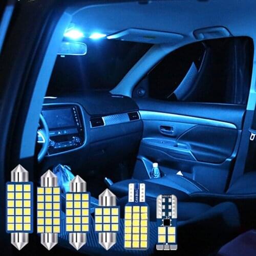 4pcs Error Free LED Bulb Car Interior Dome Reading Light Trunk Lamp For Mitsubishi ASX 2013 2014 2015 2016 2017 2018 Accessories