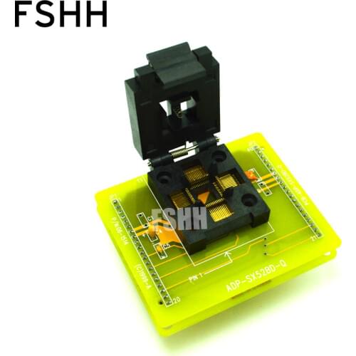ADP-SX52BD-Q Programmer adapter for ALL-11 Programmer adapter FPQ-52-0.65-02 QFP52 to DIP40 adapter test socket