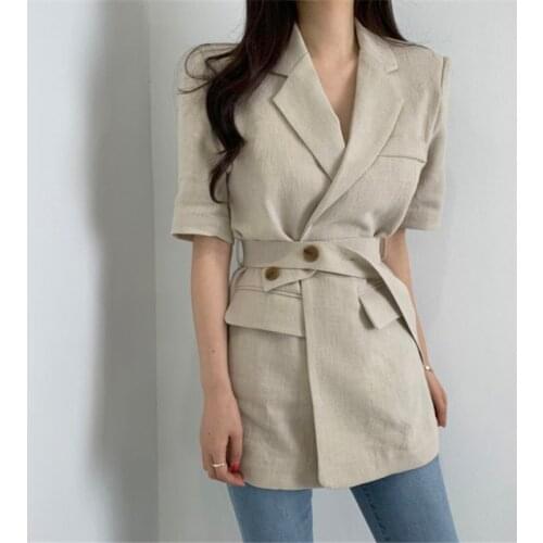 Alien Kitty Women's Blazers With Short Sleeves