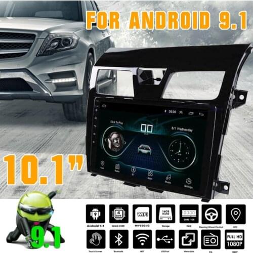 10.1" Android 9.1 Car Multimedia MP5 Player Car Stereo Radio GPS Navigation WIFI 3G 4G for Nissan Altima Teana 13-16 2 Din