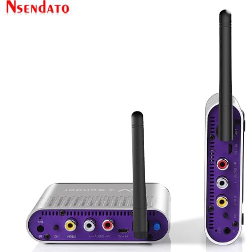 Measy AV220 2.4G Wireless AV Transmitter Receiver Audio Video TV AV Signal Sender receiver Go Through Wall 200M / 660FT for SD