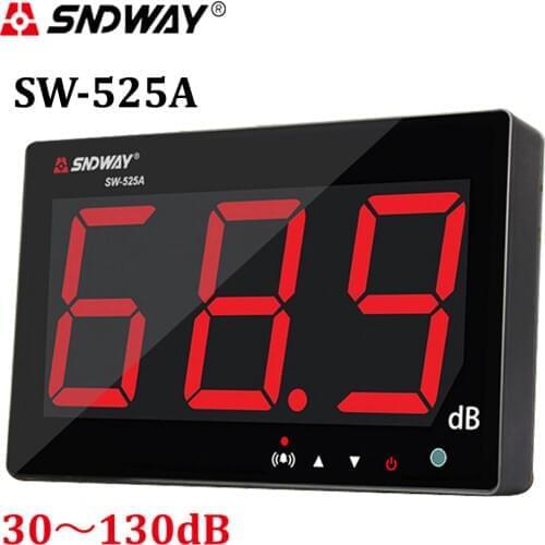 Digital Sound level meter 30~130db large screen display Restaurant Bar Indoor/office/home Wall hanging type noise meter decibel