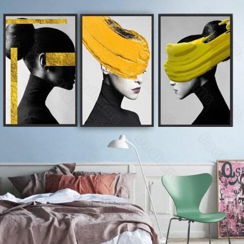 Decorative Painting Nordic Style Barber Shop Background Wall Painting Bar Clothing Store Creative Frameless Hanging Painting