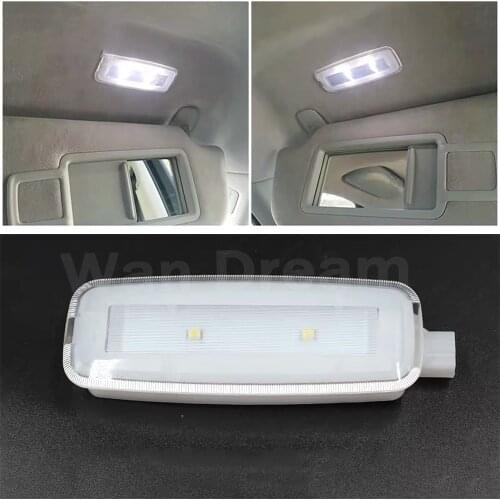 For Audi A1 A3 A5 A6 A7 A8 Q3 TT Interior Sun Visor Overhead Reading Dome Lamp LED Light 4H0947105 8VD947105 4E0947105 4FD947105