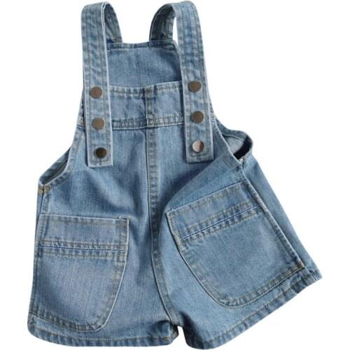 Hollead Denim Overalls For Girls