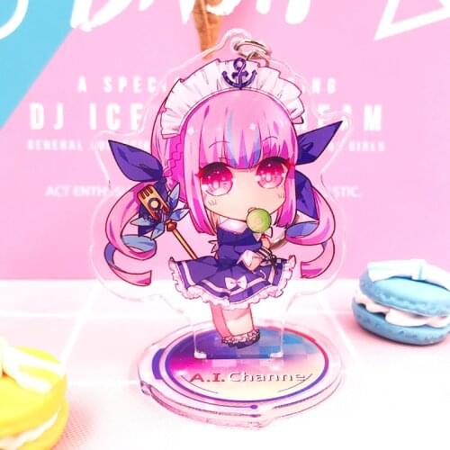 Hololive Vtuber Anime Acrylic Pendant Decoration Minato Aqua Kizuna AI kaguya luna Kagura Mea Shirakami Fubuki Inuyama Tamaki