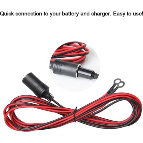 12V 24V Car Adapter Cable Cigarette Battery Lighter Charger Battery Connection Line Car Heater Current Limiting Line